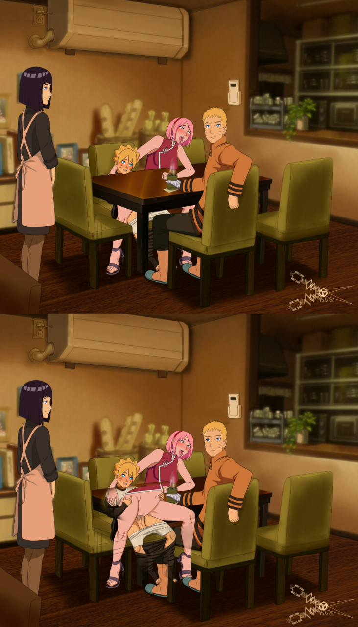 hyuuga hinata+sakura haruno+uzumaki boruto+uzumaki naruto