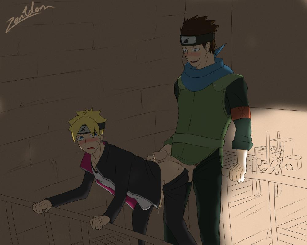 sarutobi konohamaru+uzumaki boruto