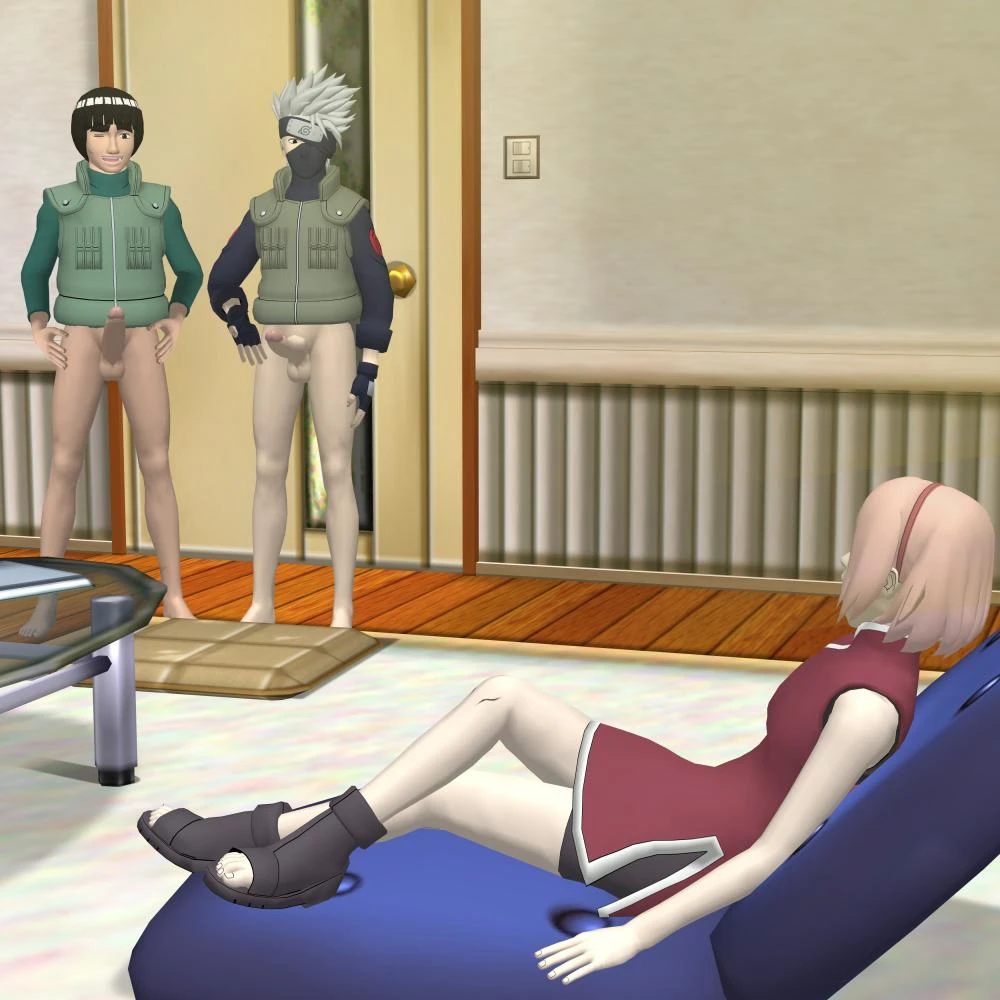 hatake-kakashimight-guysakura-haruno