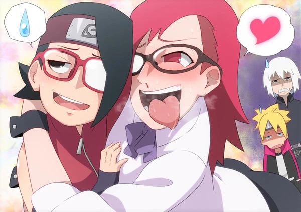 hozuki-suigetsusarada-uchihauzumaki-borutouzumaki-karin