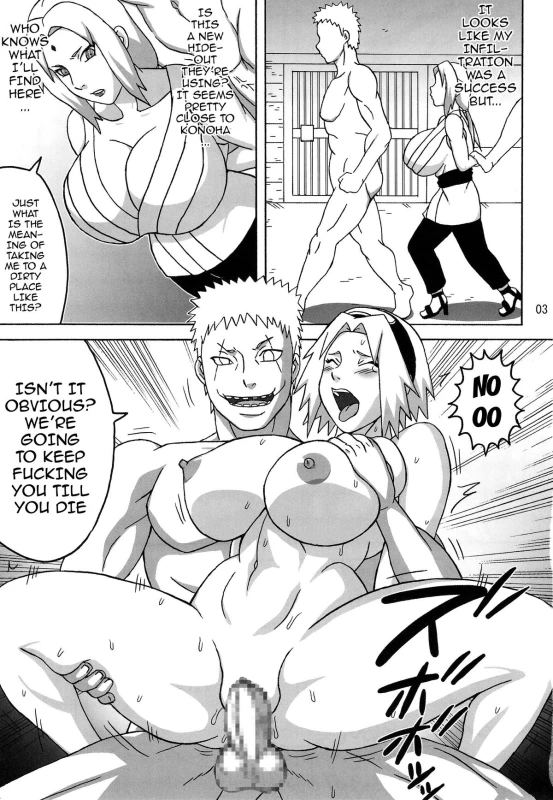 (C88) [NARUHO-Dou (Naruhodo)] Tsunade no In Kangoku R - Chichikage Tanetsukeden Tsunade's Lewd Prison 3 (Naruto) [English] {doujin-moe.us}_03