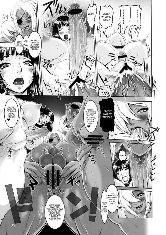 (C92) [Arsenothelus (Chinbotsu, Rebis)] Midare Saki Joshuu Kaizoku Soushuuhen Bloom, Pirate Hooker! Bloom! Annual (One Piece) [English]_033