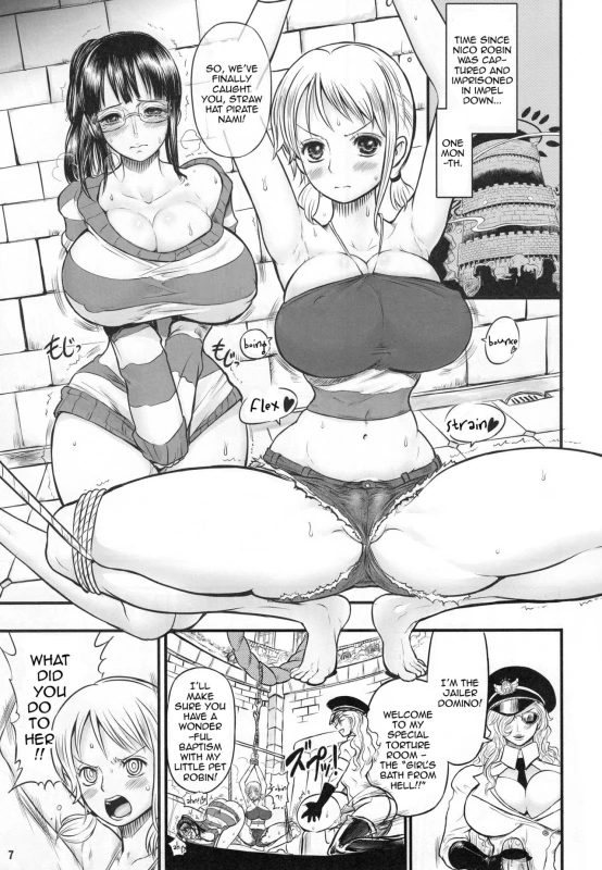 (C92) [Arsenothelus (Chinbotsu, Rebis)] Midare Saki Joshuu Kaizoku Soushuuhen Bloom, Pirate Hooker! Bloom! Annual (One Piece) [English]_038