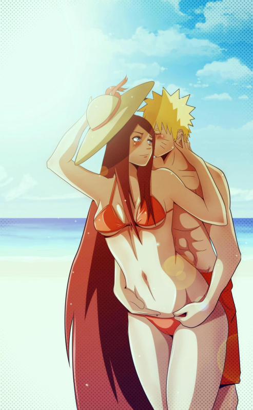 uzumaki kushina+uzumaki naruto