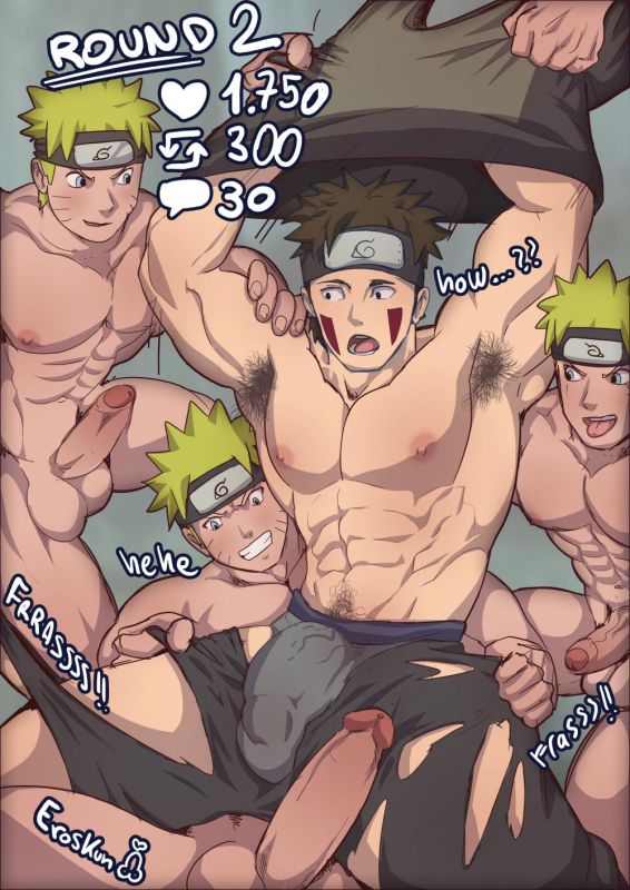 inuzuka kiba+uzumaki naruto