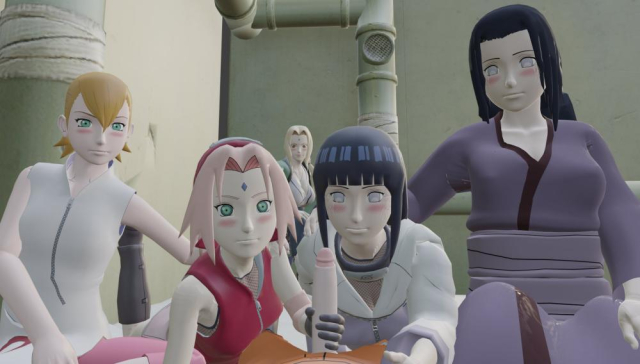 haruno mebuki+hinata's mother+hyuuga hinata+sakura haruno+tsunade+uzumaki naruto