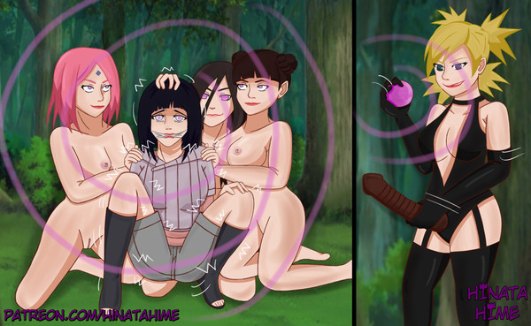 hyuuga hanabi+hyuuga hinata+sakura haruno+temari+tenten