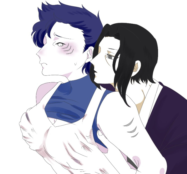 hoshigaki kisame+uchiha itachi