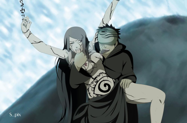 uchiha obito+uzumaki kushina