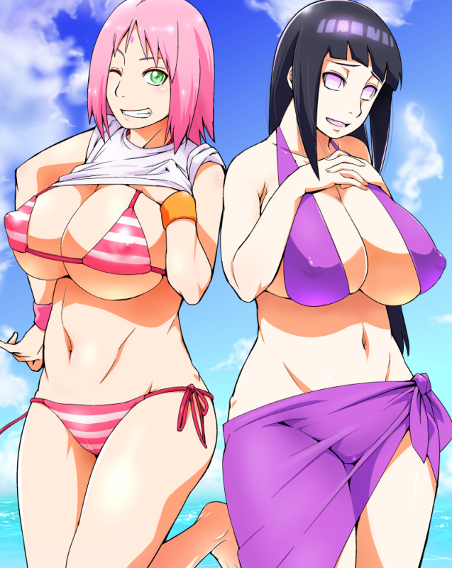 hyuuga hinata+sakura haruno