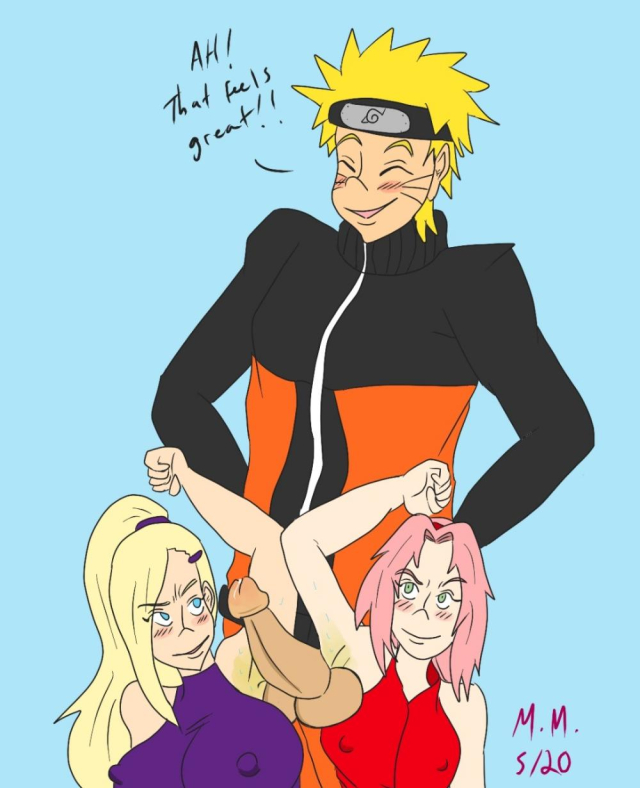 ino yamanaka+mari+sakura haruno+uzumaki naruto