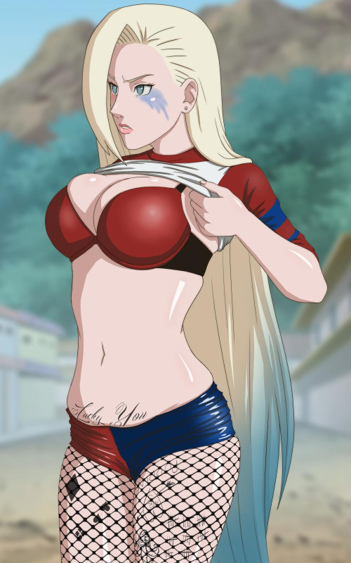 harley quinn+ino yamanaka