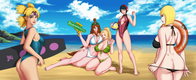 kurotsuchi+mei terumi+samui+temari+tsunade