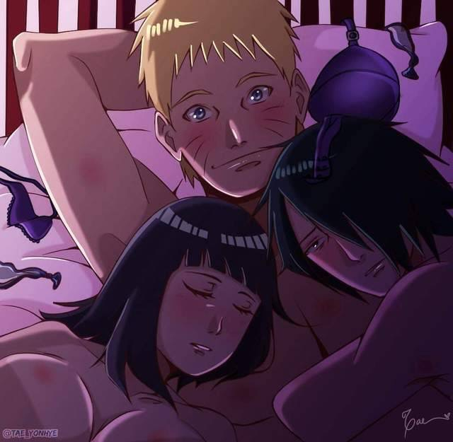 hyuuga hinata+sasuke uchiha+uzumaki naruto