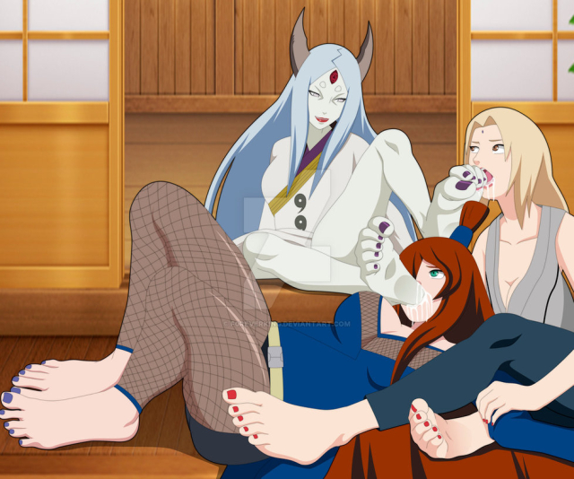 mei terumi+otsutsuki kaguya+tsunade