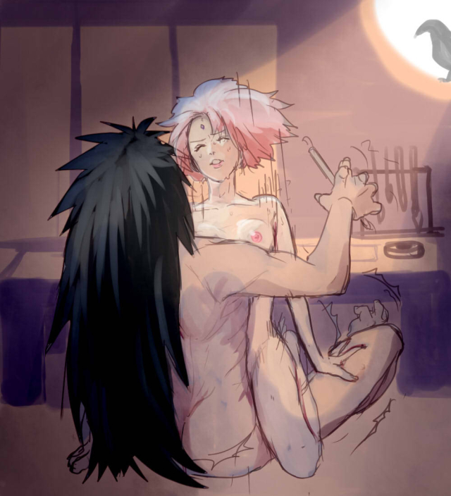 sakura haruno+uchiha madara