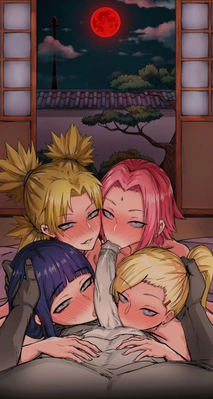 hyuuga hinata+ino yamanaka+sakura haruno+temari