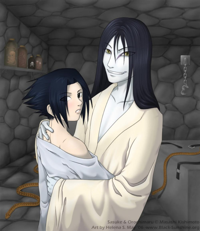 orochimaru+sasuke uchiha