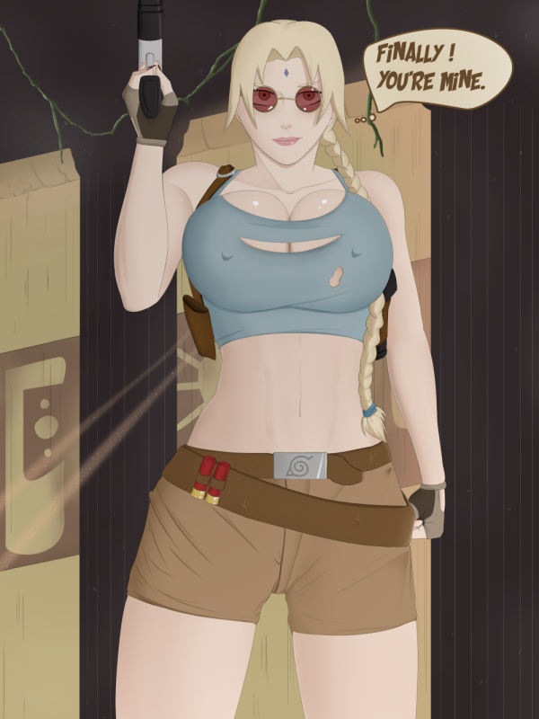 lara croft+tsunade