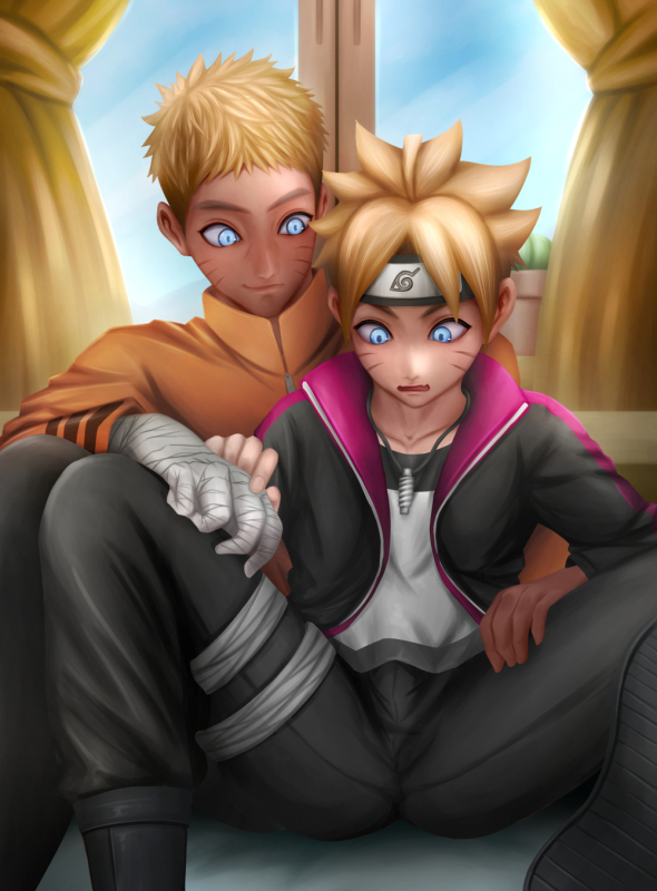 uzumaki boruto+uzumaki naruto