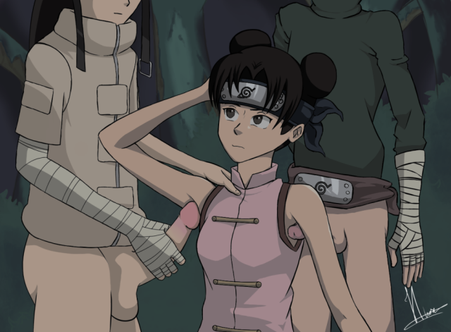 hyuuga neji+rock lee+tenten