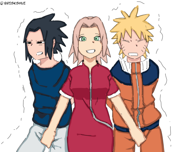 sakura haruno+sasuke uchiha+uzumaki naruto