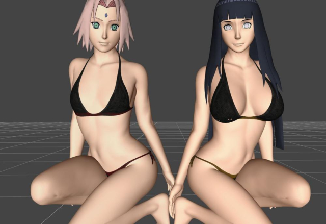 hyuuga hinata+sakura haruno