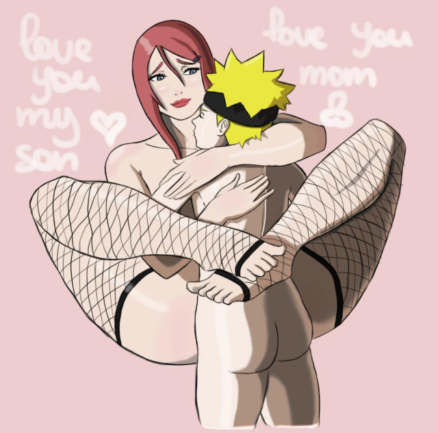 uzumaki kushina+uzumaki naruto