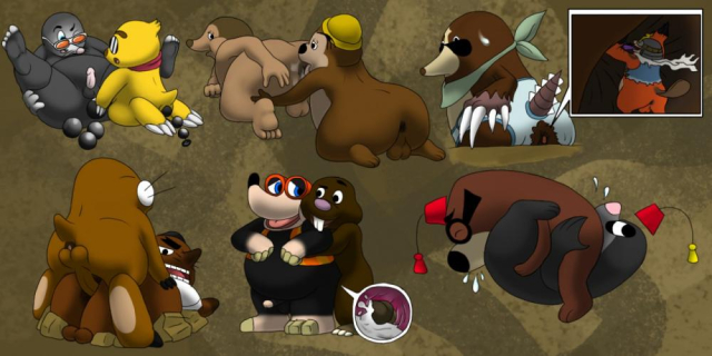 bottles (banjo-kazooie)+monty mole+morocco mole+mr. resetti