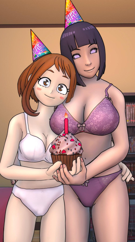 hyuuga hinata+ochako uraraka