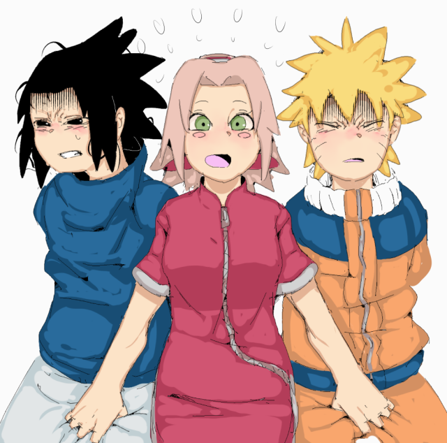 sakura haruno+sasuke uchiha+uzumaki naruto