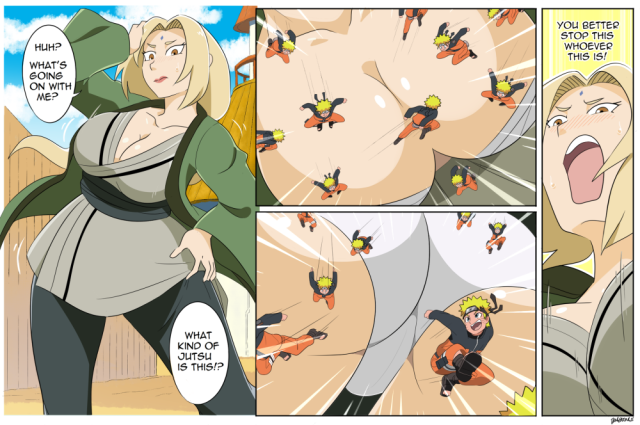 tsunade+uzumaki naruto