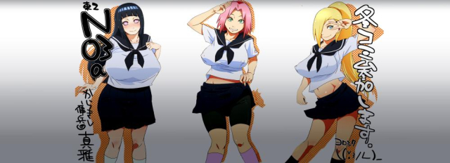 hyuuga hinata+ino yamanaka+sakura haruno