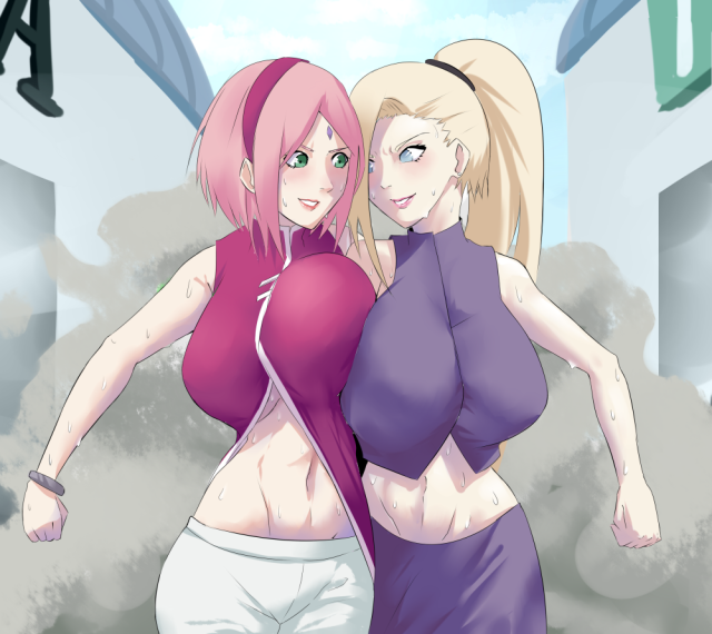 ino yamanaka+sakura haruno