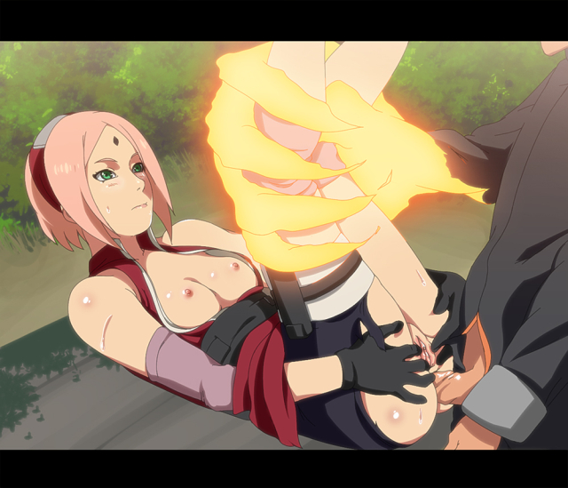 kurama+sakura haruno+uzumaki naruto