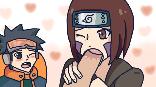 nohara rin+uchiha obito