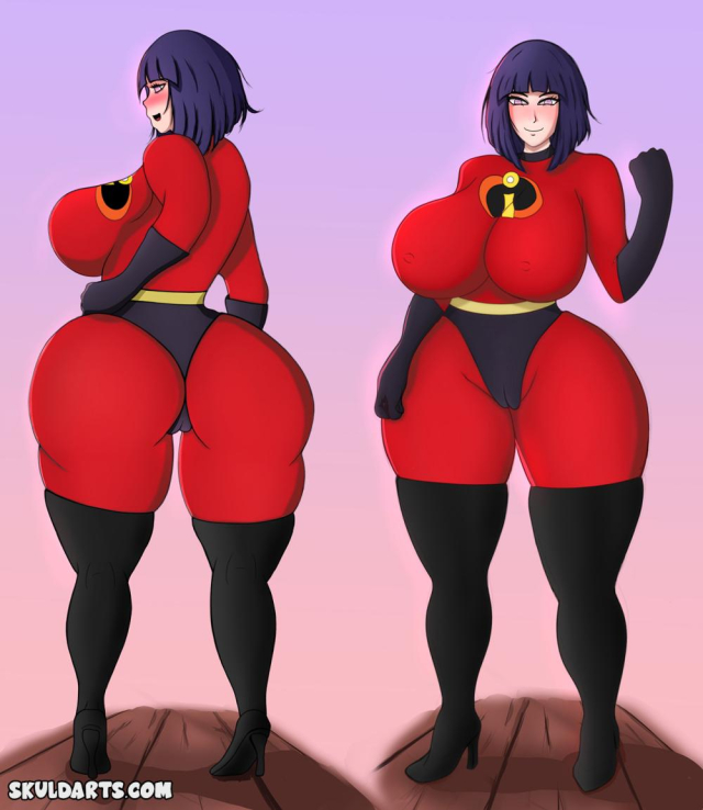 elastigirl (cosplay)+hyuuga hinata