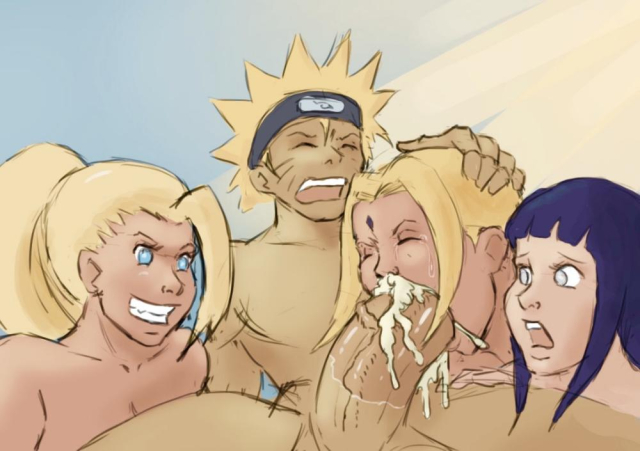 hyuuga hinata+ino yamanaka+tsunade+uzumaki naruto