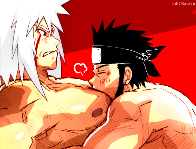 jiraiya+sarutobi asuma