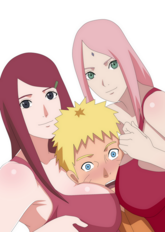 sakura haruno+uzumaki kushina+uzumaki naruto