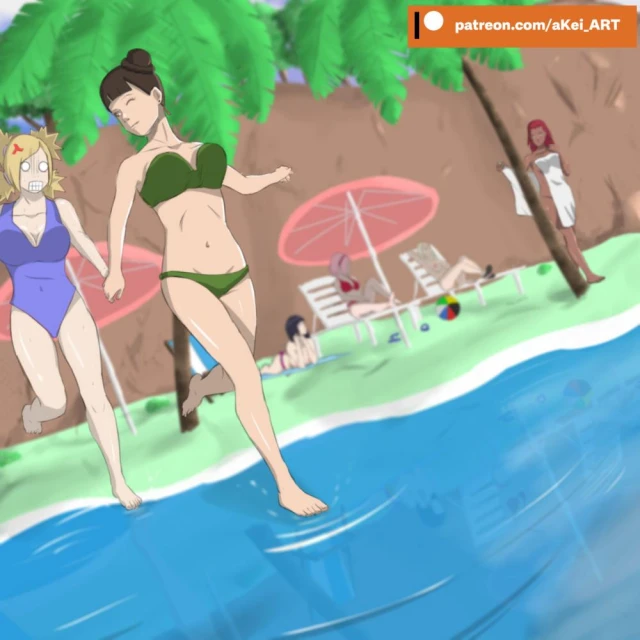 hyuuga hinata+ino yamanaka+karui+sakura haruno+temari+tenten