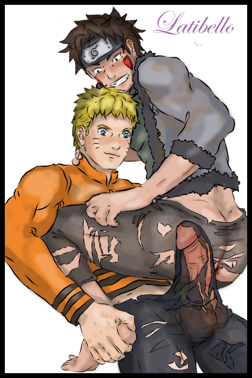 inuzuka kiba+uzumaki naruto