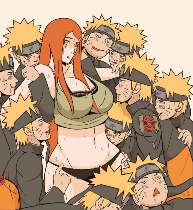 uzumaki kushina+uzumaki naruto