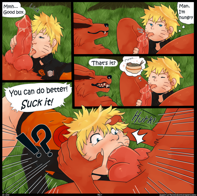 kurama+uzumaki naruto