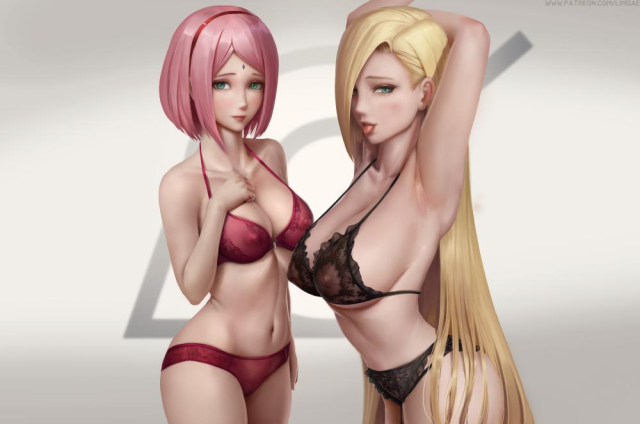 ino yamanaka+sakura haruno