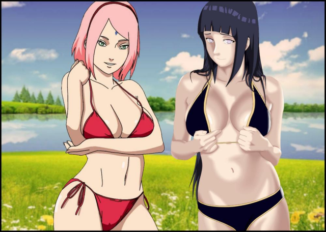 hyuuga hinata+sakura haruno