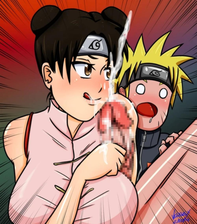 tenten+uzumaki naruto