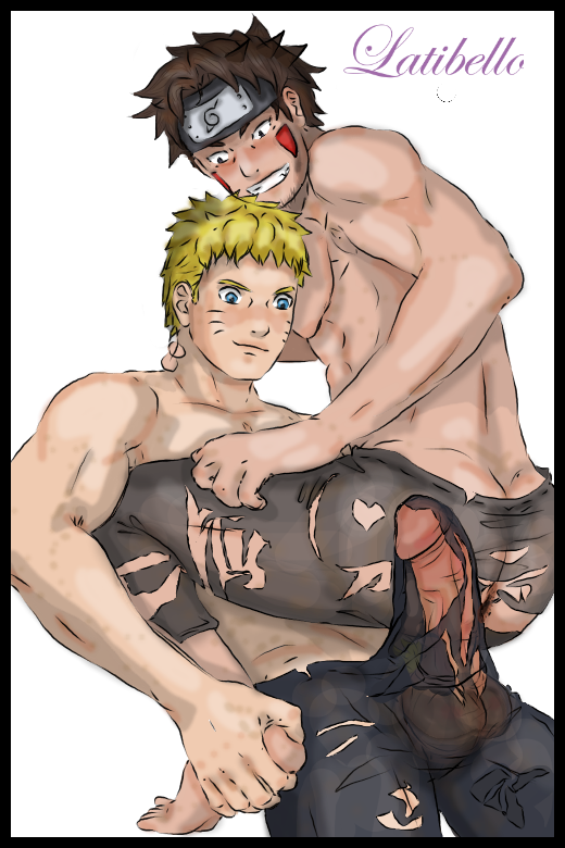 inuzuka kiba+uzumaki naruto