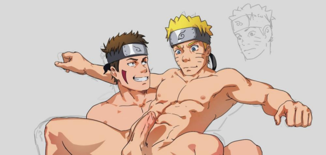 inuzuka kiba+uzumaki naruto