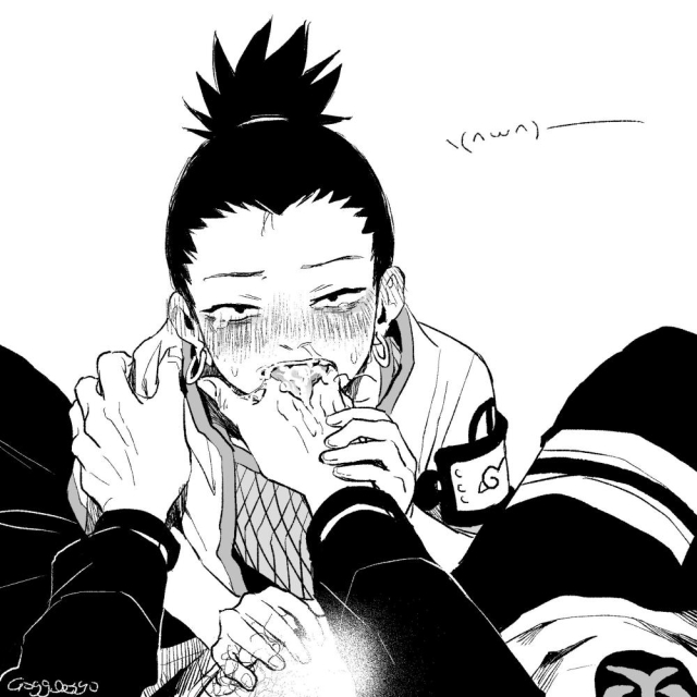 nara shikamaru+sarutobi asuma